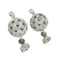 New Design Silver Plated Hollow Out Round Ball Scaldfish Shape Pendant Fit for Tassel Necklace Making Findings