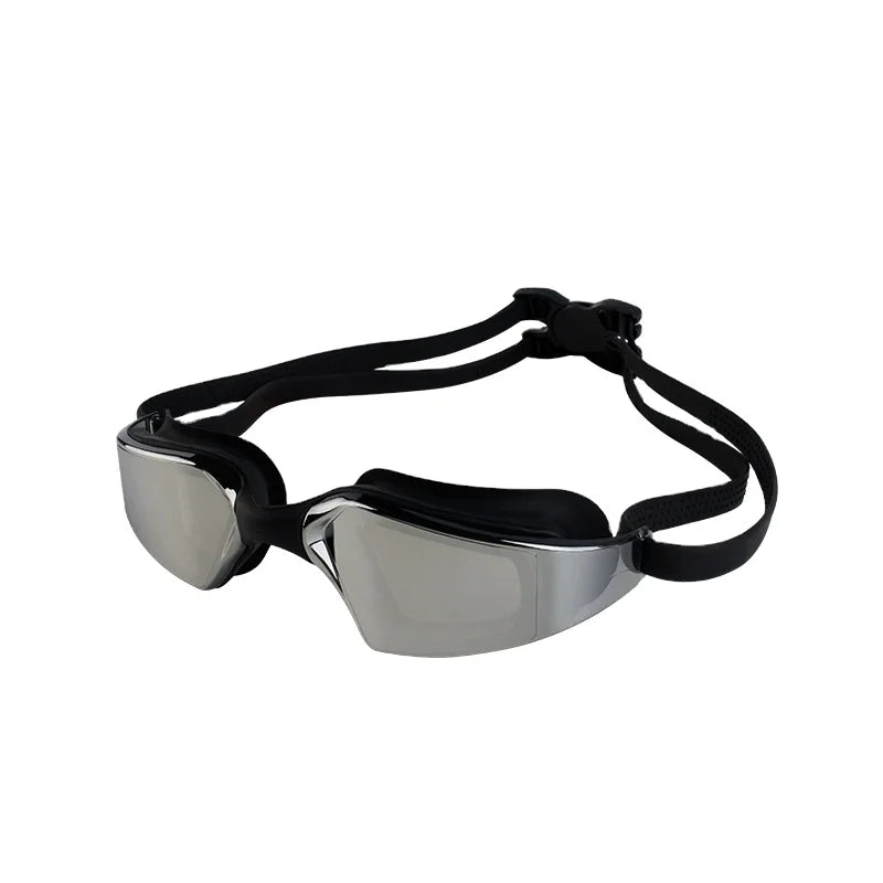 Best Professional Anti-Fog Swim Goggles with UV Protection No-Leak Customized Logo Swim Goggle Diopter Black Strap OEM
