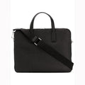 Custom Office Single Shoulder Crossbody Bag Men PU Leather Briefcase Pebble Leather Messenger Bag