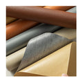 Self-Adhesive Pasted Lychee Grain Leather PVC Fabric Stock Lot for Sofas Chairs