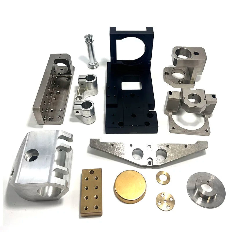 Custom Made High Precision Anodized Aluminum Brass CNC Machinery Parts Stainless Steel Machining Services Wire EDM Broaching