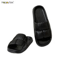 Summer Petal Couple Soft Outsole Anti Slip Comfortable Cloud Sliders Sandals EVA White Slippers for Women Home Bathroom Hotel