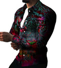 Exclusive Long-sleeved Anti-wrinkle Spring Casual Shirt for Men Professional Quick Dry