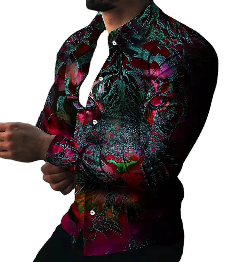 Exclusive Long-sleeved Anti-wrinkle Spring Casual Shirt for Men Professional Quick Dry