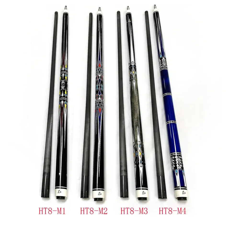 New Arrival Carbon Fiber 58 Inches 1/2 Billiard Pool Cue With 12.5mm Cue Tip for Sale
