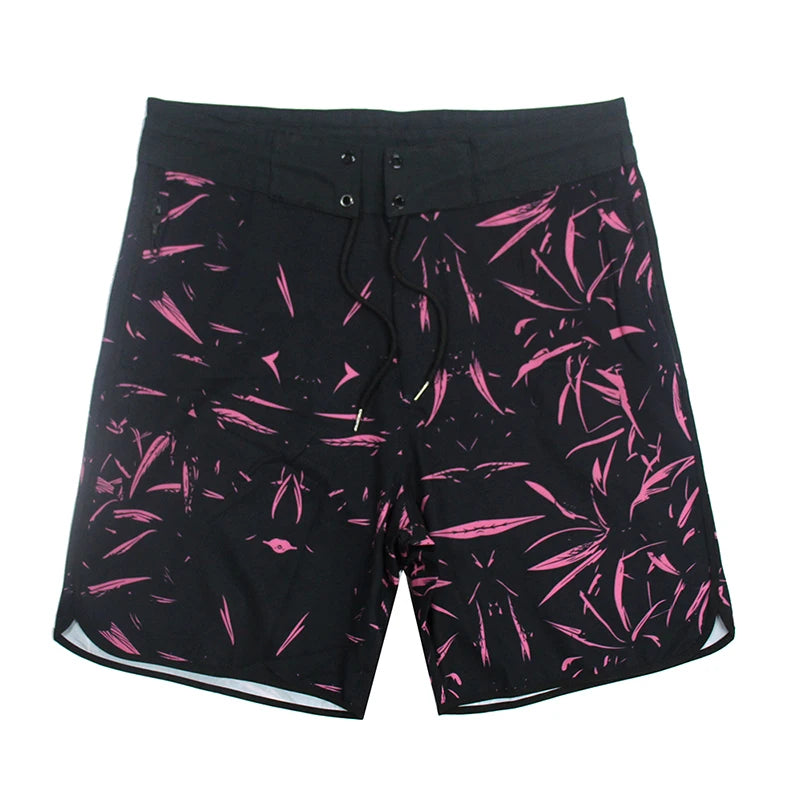 Men's Elastic Waist Men's Swimming Trunks Custom Surf Board Shorts 4-way-stretch Printed Beach Pants Swim Shorts