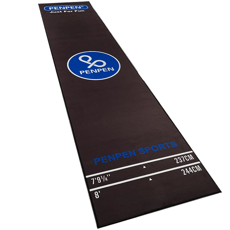 Nylon Durable Anti-Slip Darts Mat Custom Logo Dartboard Rug Latex Bottom Thick Protection Professional Sports Game Room Pub Club MegaBDM