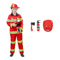 Hot Sale Firefighter Costume for Kids Fire Chief Dress up Uniform Inclusive of Pants and Top for Career Day Role Play