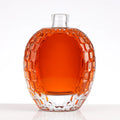 500 ml Honeycomb Shape Design Transparent Delicate Glass Bottles for Honey Bottles and Rum Bottles