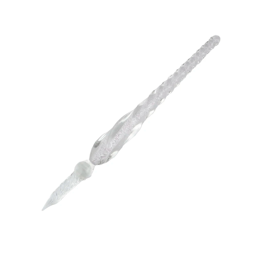 GemFully March Expo 2025 Hot Sales Wholesale Crystal Dip Glass Pen Set Smoothly Writing Fancy Fountain Pen