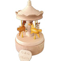 Wholesale Custom Bobbing up and Down Wood Music Box Carousel