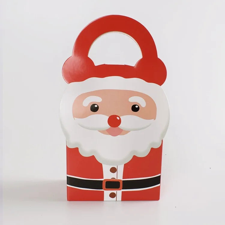 Christmas Cookie Cardstock Boxes White Paper Bakery Style Dessert Packaging Holiday Gift Exchange