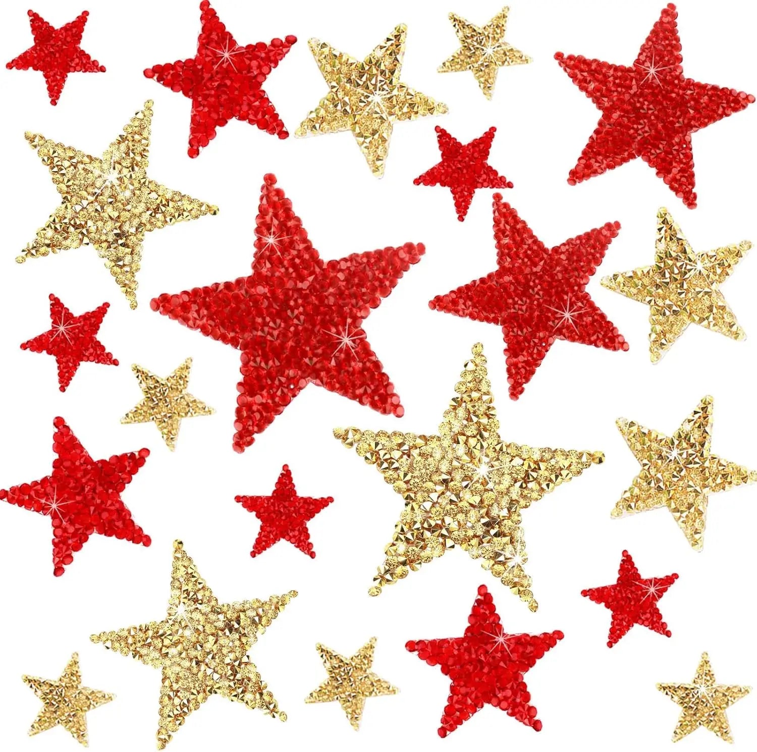 Hot Selling Transfer Applique Patch Bling Diamonds Embellishments Stickers Decorative Rhinestones Patches for T-shirt Bags Hats
