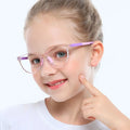 2025 Custom Logo Children Boys Girls Computer Gaming Anti Blue Light Glasses TR90 Frame Blue Rays Blocking Glasses for Kids MegaBDM