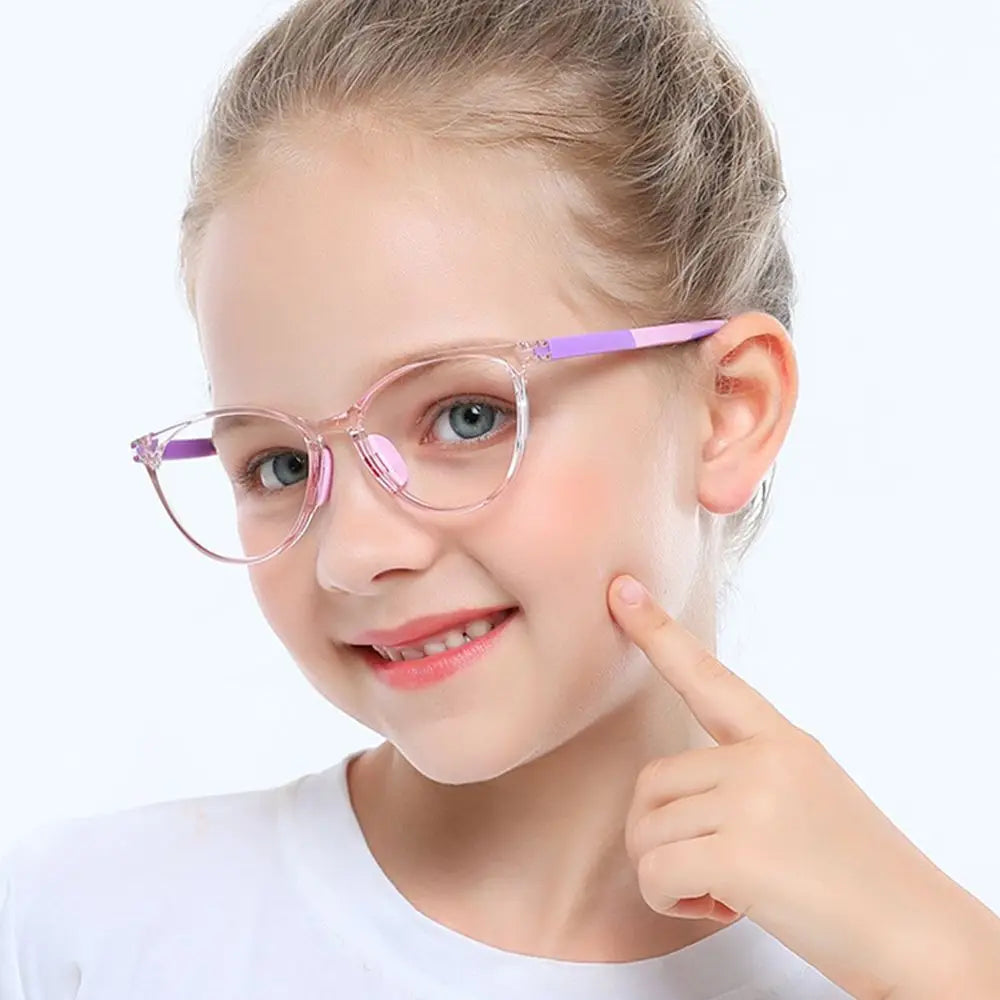 2025 Custom Logo Children Boys Girls Computer Gaming Anti Blue Light Glasses TR90 Frame Blue Rays Blocking Glasses for Kids MegaBDM