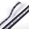 Factory Price Custom Logo Men Boxer Underwear Waist Band Briefs Nylon Polyester Spandex Jacquard Elastic Bands