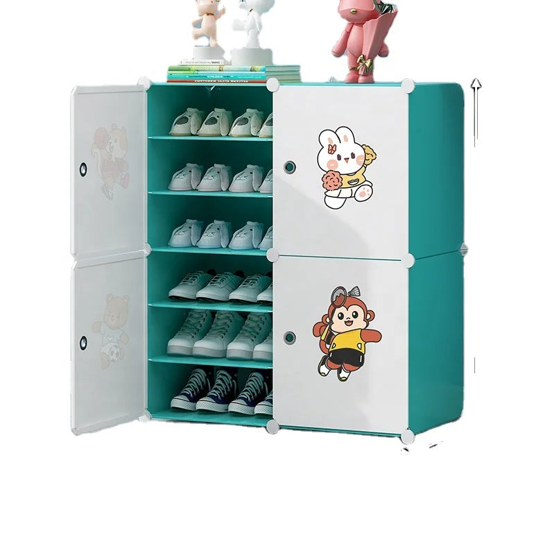 Household Simple Shoe Rack. Small Shoe Cabinet Modern and Aesthetically Pleasing. Large Capacity Storage Devices.