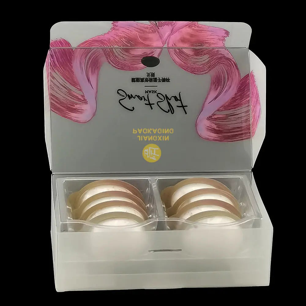 Cosmetic Skin Care PET PVC PP Plastic Packaging Box Custom Printed Eye Mask Box Plastic Retail Packaging Box