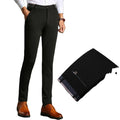 Men's Business Elastic Casual Trousers British Men's Non-iron Four-sided Stretch Trousers