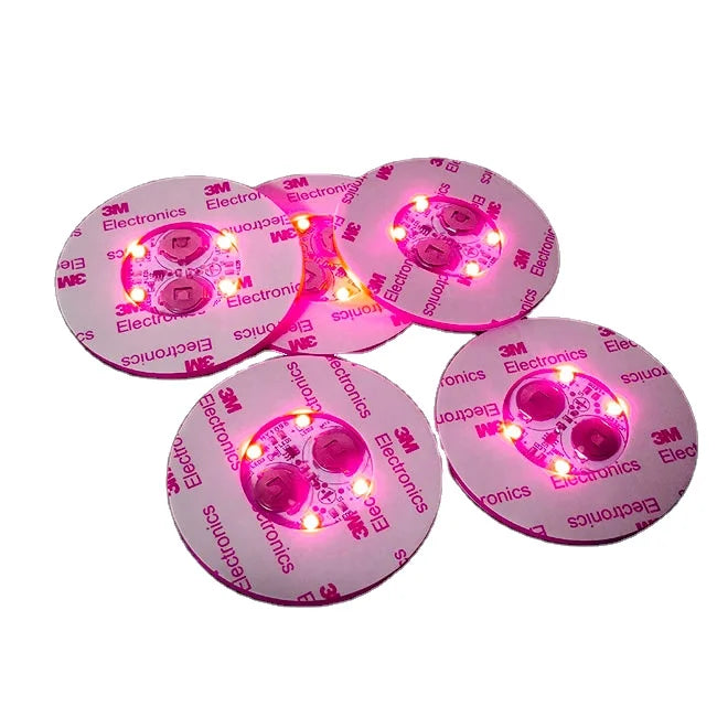Light up Coasters RGB LED Bottle LightsBottle Glorifier LED Sticker Coaster Discs Light up for Drinks