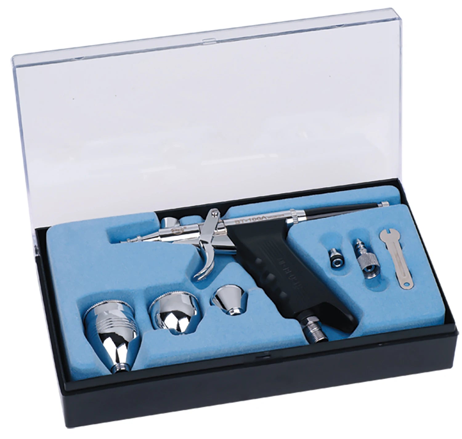 BT-166A Copper Gravity Feed Airbrush Kits 3-Cup Spray Guns & Replacement Parts for Bulk Buyers