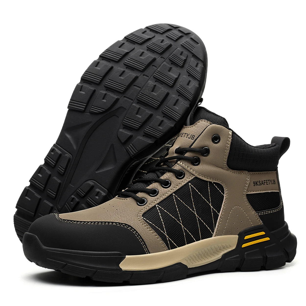 AMAWEI Safety Shoes Sneakers Steel Toe Lightweight Safety Shoes for Men  New 7917