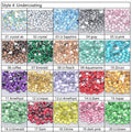 Wholesale Round Silver Back Resin Rhinestones Non-Hotfix Flatback Bulk Crystal for DIY Crafts Nails Garments Shoes