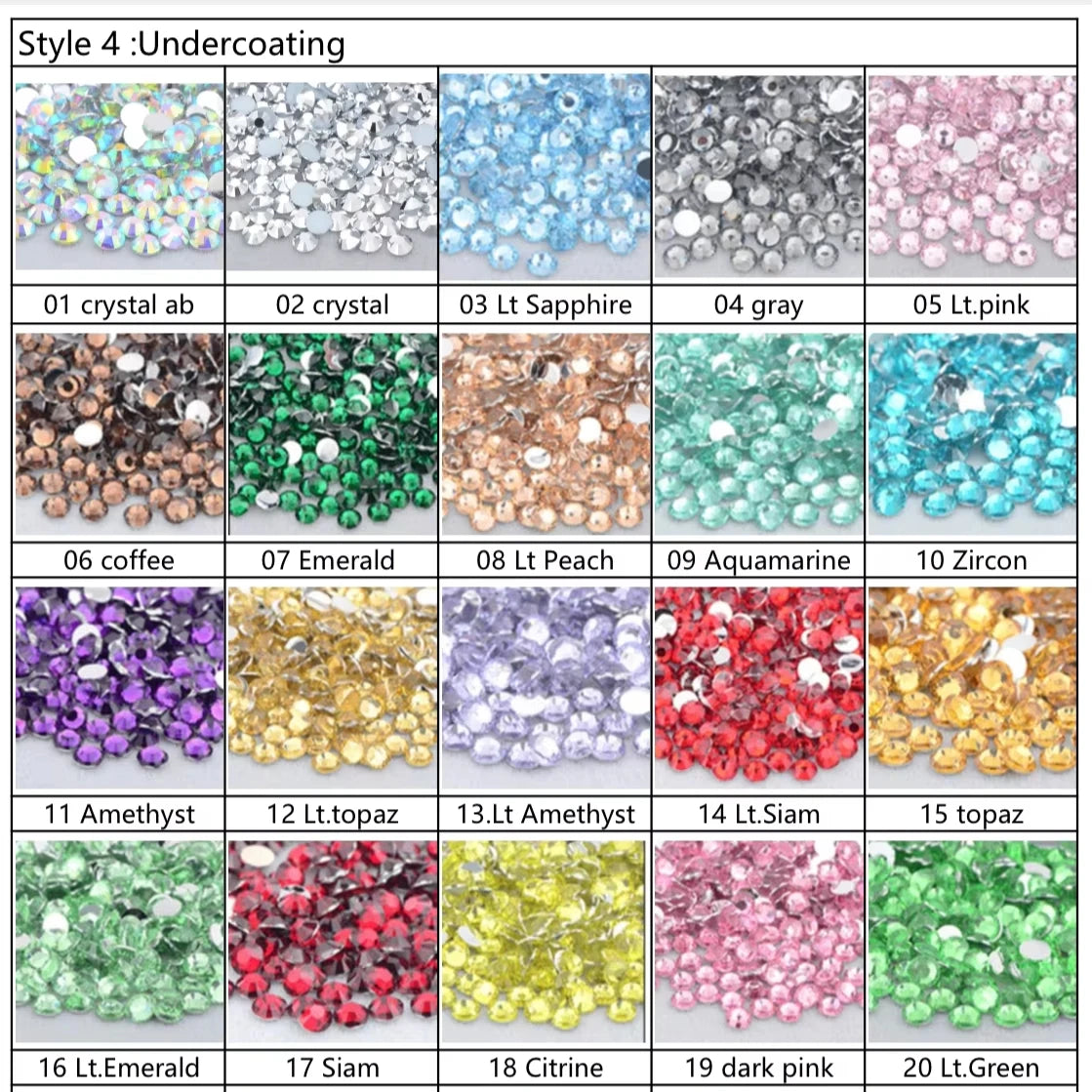 Wholesale Round Silver Back Resin Rhinestones Non-Hotfix Flatback Bulk Crystal for DIY Crafts Nails Garments Shoes