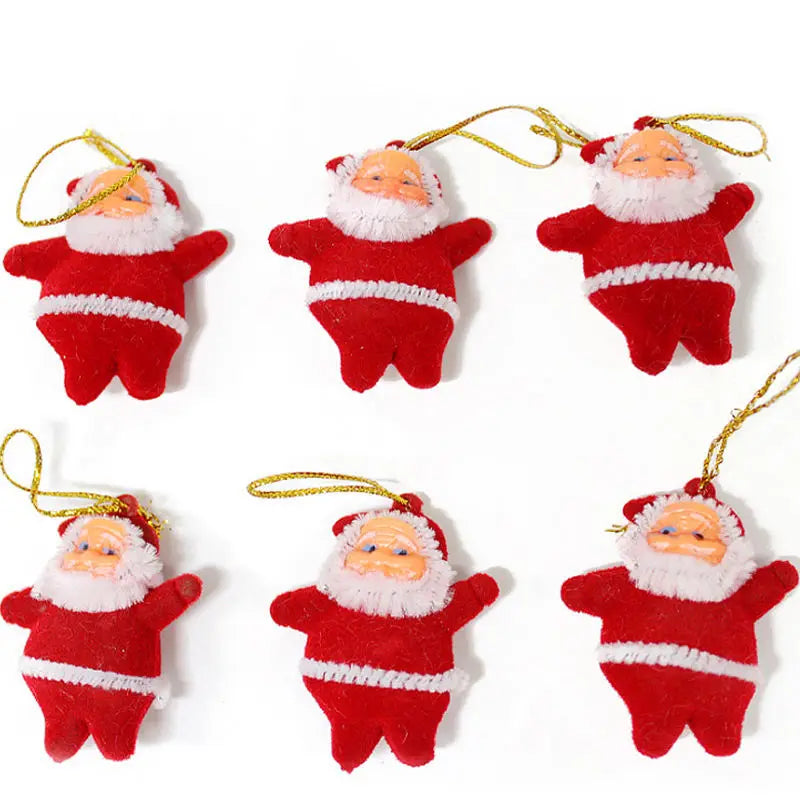 Hot Sale Hanging Tree Pendant Christmas Tree Ornaments Christmas Tree Decorations PVC Santa Claus