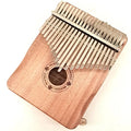Mini Musical Instrument With Kalimba Case Wooden Mahogany 21 Key Kalimba