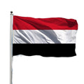 For 3x5 ft Polyester Yemen Republic Flag Pennant 90x150 cm Flying Use Waterproof