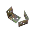 22X18mm Heavy Duty Iron Silver Color Plating L Shaped Right Angle Bracket