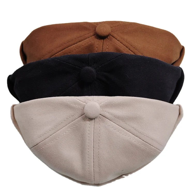 MIO Docker Brimless Cap Rolled Cuff Retro Cap Hats Beanie Worker Sailor Cap Fashion Brimless Hat With Adjustable