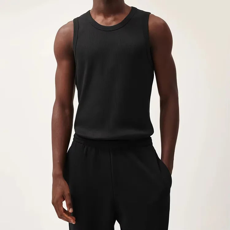High Quality Ribbed tank Top Luxury Gym Workout Sleeveless Ribbed Organic Ribbed Man tank Top
