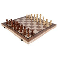 HOYE CRAFTS Wooden Chess Board Game Magnetic Chess Game International 2 in 1 Folding Game Chess