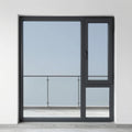 High Density Sealing Strip Good Dust Proof Performance Aluminum Casement Window for Desert Dry Area Building
