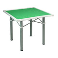 JIAYI Hot Sell Customizable Foldable Green PVC+Baking Varnish Multi-Game Mahjong Table Texas Hold'em Poker 80x80x70cm Flannel