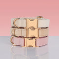 Oem Wholesale Hot Selling Pet Collar Cat Dog Soft Designers Pet Dog Leash and Collar Luxury Metal Buckle Dog Collar
