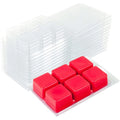 High Clear Wax Melt Clamshell Plastic PET Blister Packaging Box Folding 6 Cavity Recyclable Plastic Wax Melt Candle Hanging Box