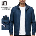 Custom Brand Logo Wholesale Trending Men S Autumn Casual Slim Outerwear Windbreaker Plus Size 6XL Jacket Coats