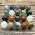 Wholesale Natural Crystal Carved clear Quartz Mushrooms Small Size Mix Material Crystal Mushroom for Home Decoration