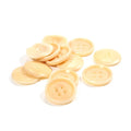 Carved Floral Patterns Designer Buttons Natural Ivory Nut Buttons Luxury Polished Corozo Buttons for Wedding Suits Formal Wear