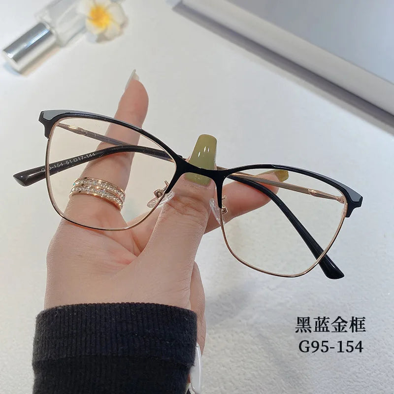 2024 New Retro Optical Frame Anti Blue Light Anti Reflection Glasses Wholesale