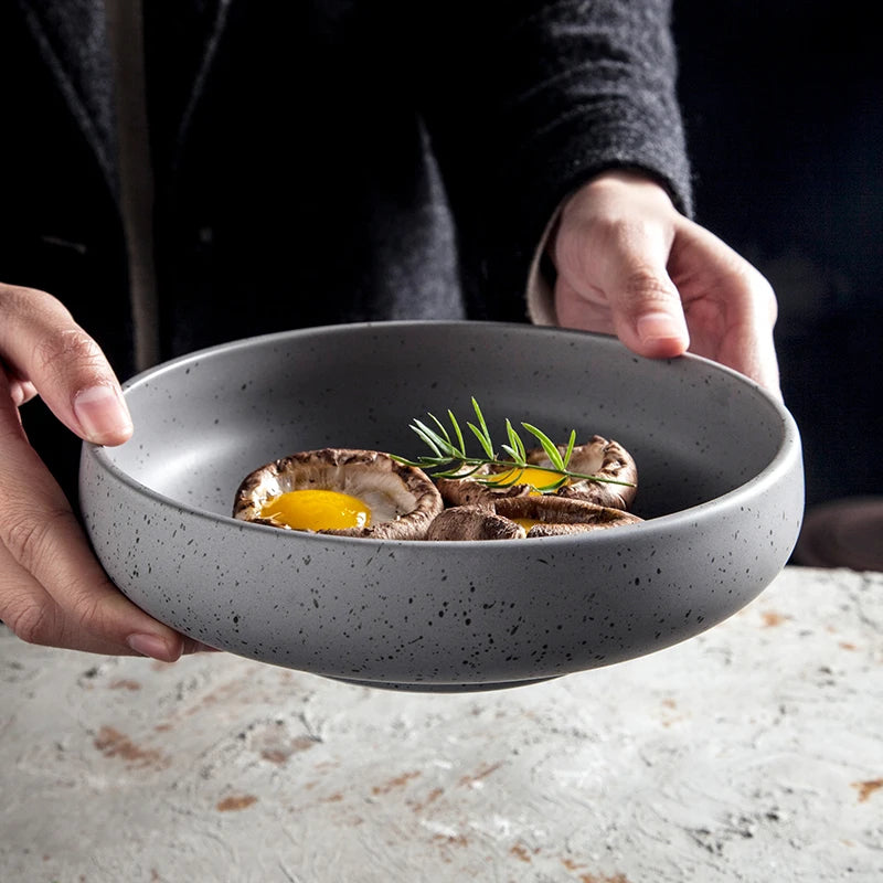 SHENGJING Brand Round Porcelain Under Glazed Washable Guangdong Origin Restaurant Sushi Plate