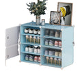 Cheap Wholesale Modern Extendable Plastic Storage Cabinet Shoe Rack for Dining Outdoor Use Transparent Door Practical Popular