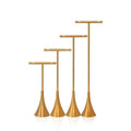 Top Quality Gold T bar Shape Metal Jewelry Displays Stands Earrings Holders Display Racks