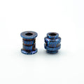 Outdoor EDC Titanium GR5 CNC Machined Wire EDM Umbrella Beads Paracord Accessories