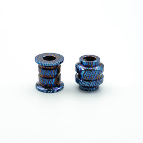 Outdoor EDC Titanium GR5 CNC Machined Wire EDM Umbrella Beads Paracord Accessories