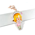 Transparent Custom Clear Print Plastic Charm Holographic Acrylic Keychain