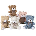 11cm Cute Teddy Bear Plush Keychain Kawaii Stuffed Animals Toys Plush Bear Keychain Pendant Purse Bag Charm Wedding Decoration